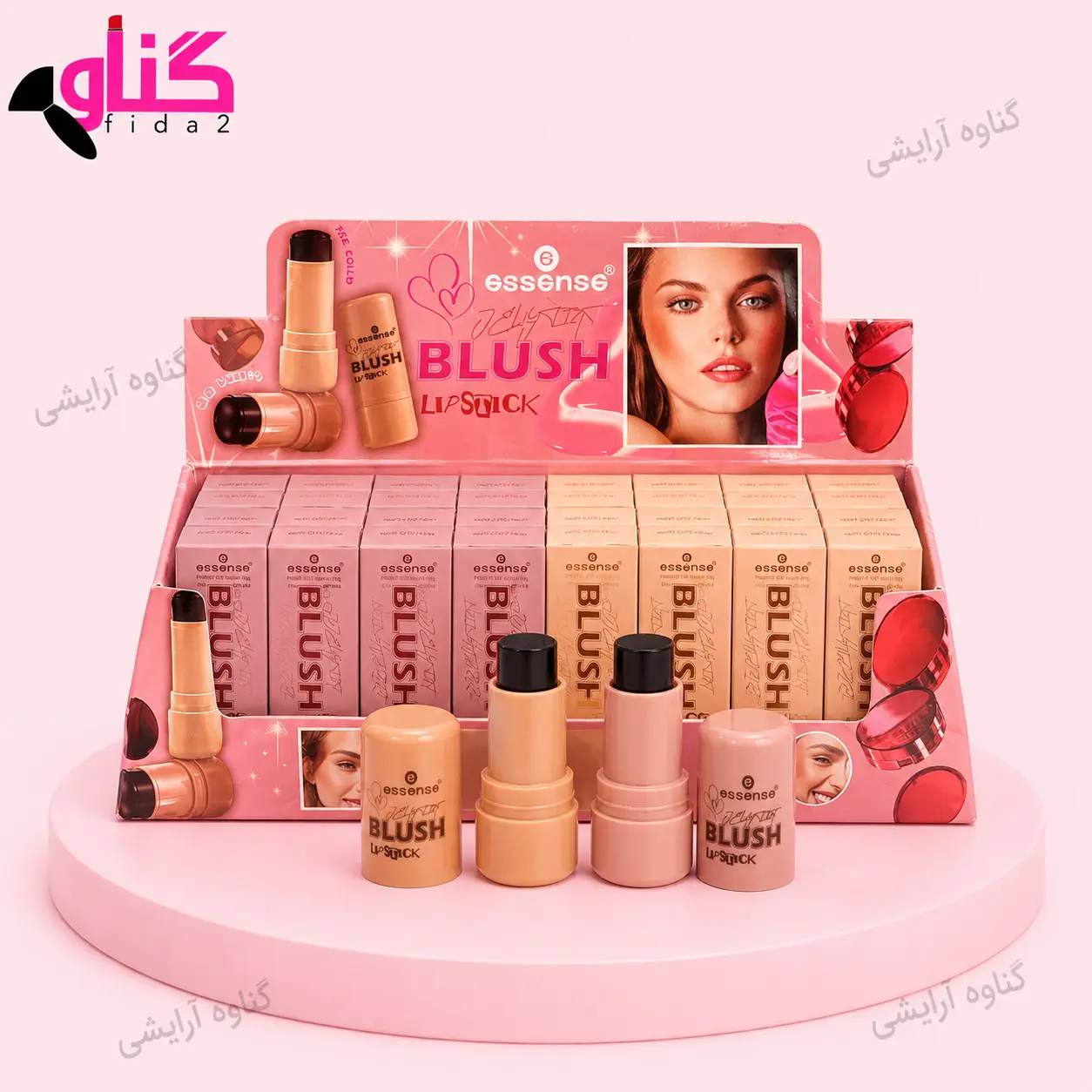 تینت ژله ای لب و گونه قهوه ای اسنس essense