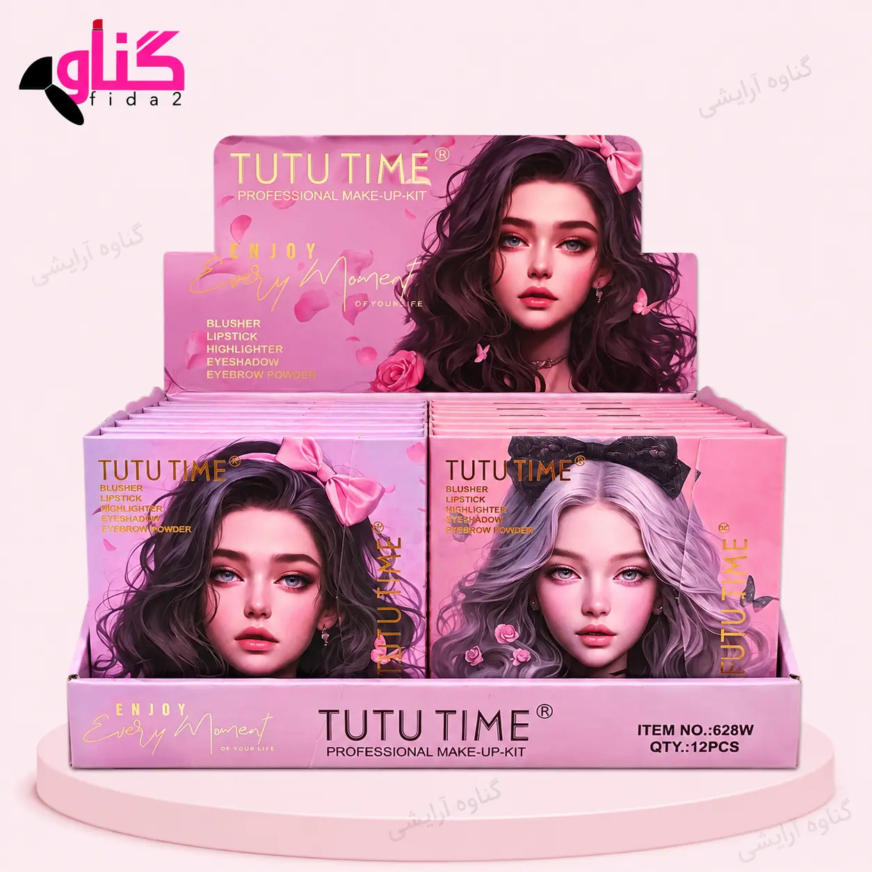 پالت سایه ارایشی توتو تایم TUTU TIME