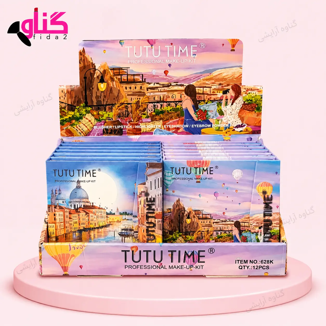 پالت سایه ارایشی توتو تایم TUTU TIME