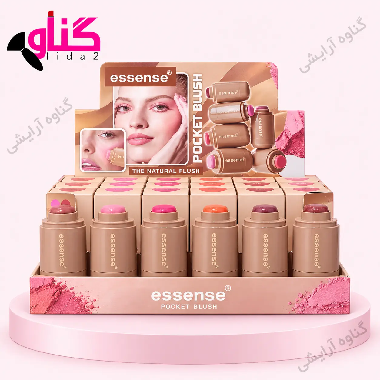 رژگونه استیکی طرح رود برند اسنس